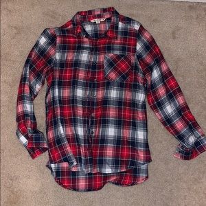 🖤Red Plaid Button Down Flannel🖤